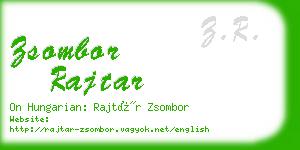 zsombor rajtar business card